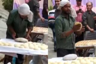 Video of bread maker spitting