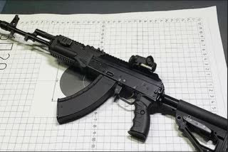 AK-203 assault rifles (file photo)