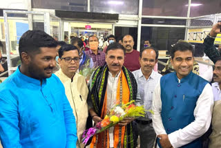 Tripura BJP observer Vinod Sonkar arrives in the state to finalize the mayor's name