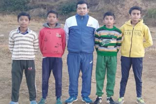 childrens Selected for Sports College Pithoragarh