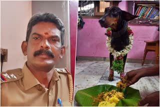 Puppy Shower ceremony - Madurai Cops affection on pets