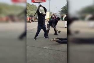 faridabad man beaten brutally video