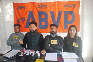 ABVP RALLY IN MANDI