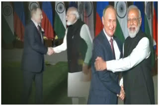 PM Modi meets Russian President Putin in new delhi