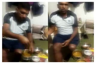 Video of spoiled food made by CAF jawan in Kanker goes viral