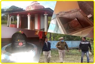 Theft at Shiva temple in Garhhagi