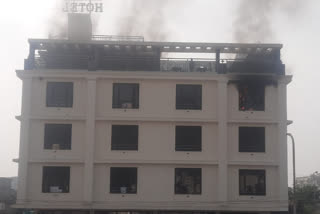 Hotel room fire in Udaipur