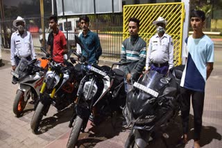 bikers stunts in Raipur