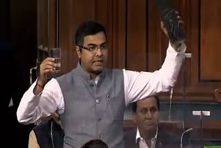 Delhi BJP MP Parvesh in Parliament
