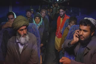 Desperate Afghans try to cross into Iran