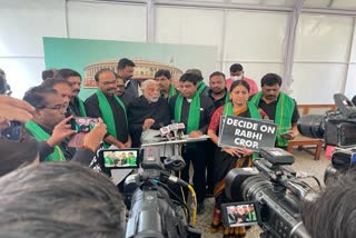 TRS MPs Protest in Parliament