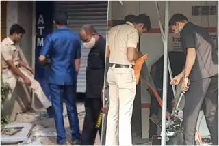 Sangamner ATM theft Maharashtra  Gelatin exploded in ATM counter  thieves broke into the ATM  സ്‌ഫോടനത്തിലൂടെ എ.ടി.എം മെഷീന്‍ തകര്‍ത്തു  മഹാരാഷ്‌ട്ര സംഗംനെർ താലൂക്കില്‍ എ.ടി.എം കവര്‍ച്ച  ജലാറ്റിൻ സ്റ്റിക്ക് ഉപയോഗിച്ച് സ്‌ഫോടനം