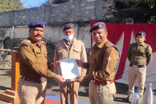 74  rudraprayag police honored