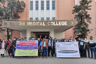 Junior doctors strike over delay in NEET PG counseling