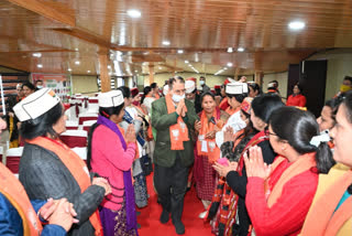 himachal  bjp mahila morcha meeting