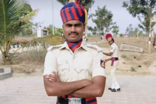 Constable died in Road accident in Belagavi