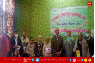 Retired teachers honored in Nahan