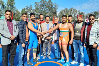 wrestling competition at MLSM College Sundernagar