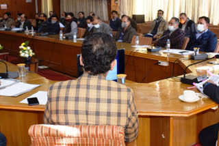 DC Shimla held a review meeting to deal with snowfall