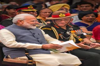 General Bipin Rawat with the Prime Minister