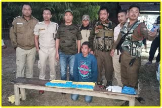 one person arrested in diphu with drugs