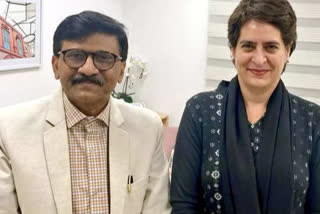 Sanjay Raut Meets Priyanka Gandhi