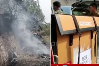 Mi-17V-5 Helicopter Black box found  സൈനിക ഹെലികോപ്‌റ്ററിന്‍റെ ബ്ലാക്ക് ബോക്‌സ് കണ്ടെത്തി  Kunoor Army Helicopter Crash  CDS Bipin Rawat and Family in crashed Helicopter  Ooty Army Chopper Crash  Bad weather army chopper crash Ootty  Mi-17V-5 അപകടത്തിൽപെട്ടു  സൈനിക മേധാവി ബിപിൻ റാവത്ത്  എംഐ 17V5 (Mi-17V-5)