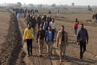 protest against green corridor project in charkhi dadri