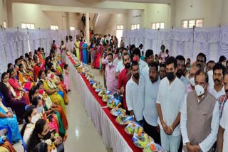 Youth congress made mass baby shower program