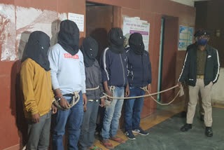 Ranchi Police arrested 6 criminals