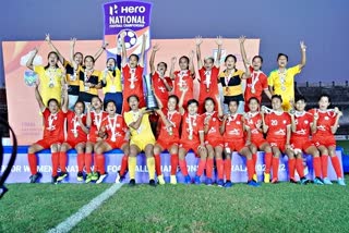 Senior Women NFC  Manipur  Senior Women National Football Championship  EMS Stadium in Kozhikode  सीनियर महिला राष्ट्रीय फुटबॉल चैम्पियनशिप  राष्ट्रीय महिला खिताब