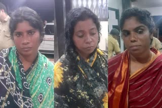 chain snatching thiruvananthapuram  three arrested for chain snatching in kanyakulangara  കന്യാകുളങ്ങര മാല മോഷണം  വയോധിക ഒപി ടിക്കറ്റ് മാല മോഷണം  മാല മോഷണം മൂന്ന് യുവതികള്‍ പിടിയില്‍  മോഷണം തമിഴ്‌നാട് സ്വദേശിനികള്‍ അറസ്റ്റ്  chain snatching attempt tamilnadu women arrested