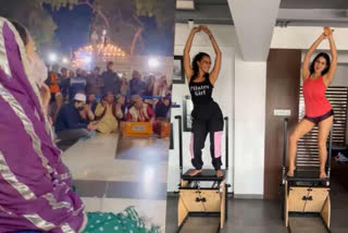 Sara Ali Khan gives Chaka Chak twist to workout