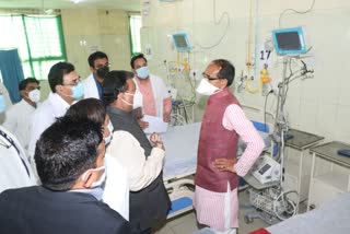 shivraj singh visit bundelkhand medical college