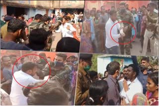 MLA bodyguard beat up BJP leader