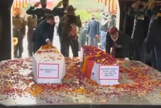 CDS Bipin Rawats last rites were conducted in New Delhi on Friday with full military honours