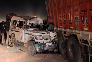 horrific road accident in bikaner