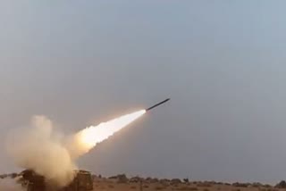 Extended Range Pinaka ER  Multi Barrel Rocket Launcher System successfully tested at Pokhran Range