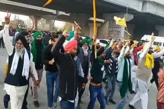 Farmers Fateh march