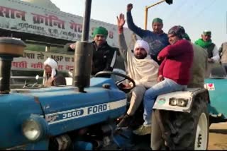 Farmers returning home