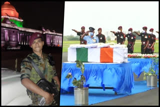 IAF military officials pay tribute soldier Sai Teja in Bengaluru
