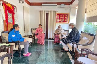 TS Singhdeo meet family members of CDS Bipin Rawat