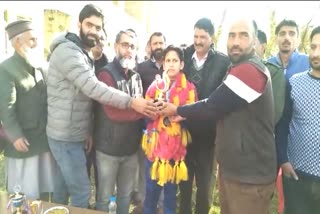 Trade association Thana Mandi felicitates Abu Amaz