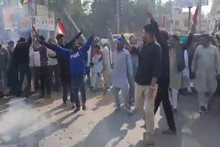 farmers celebrating Vijay Julus In Fatehabad