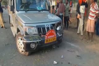 Bolero and bike accident in nabarangpur