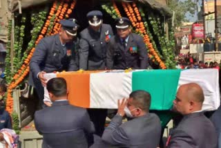 Body of Wing Commander PS Chauhan