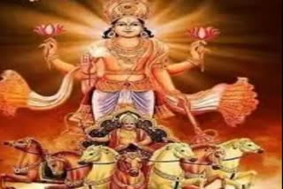 Worship of Surya dev