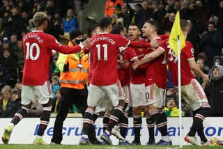 Cristiano Ronaldo converts penalty  Manchester United beat Norwich City  english premier league  ഇംഗ്ലീഷ് പ്രീമിയര്‍ ലീഗ്  ക്രിസ്റ്റ്യാനോ റൊണാള്‍ഡോയുടെ ഗോളില്‍ മാഞ്ചസ്റ്റര്‍ യുണൈറ്റഡിന് ജയം  മാഞ്ചസ്റ്റര്‍ യുണൈറ്റഡ്-നോർവിച്ച് സിറ്റി