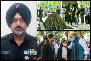 Lt Colonel Harjinder Singh last rites