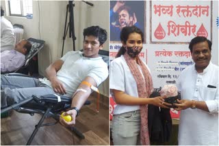 Unique blood donation camp in Pune  chicken and paneer for blood donors  പൂനെയില്‍ അപൂര്‍വമായ ഒരു രക്തദാന ക്യാമ്പ്‌  രക്തം കൊടുത്താല്‍ ചിക്കനും പനീറും